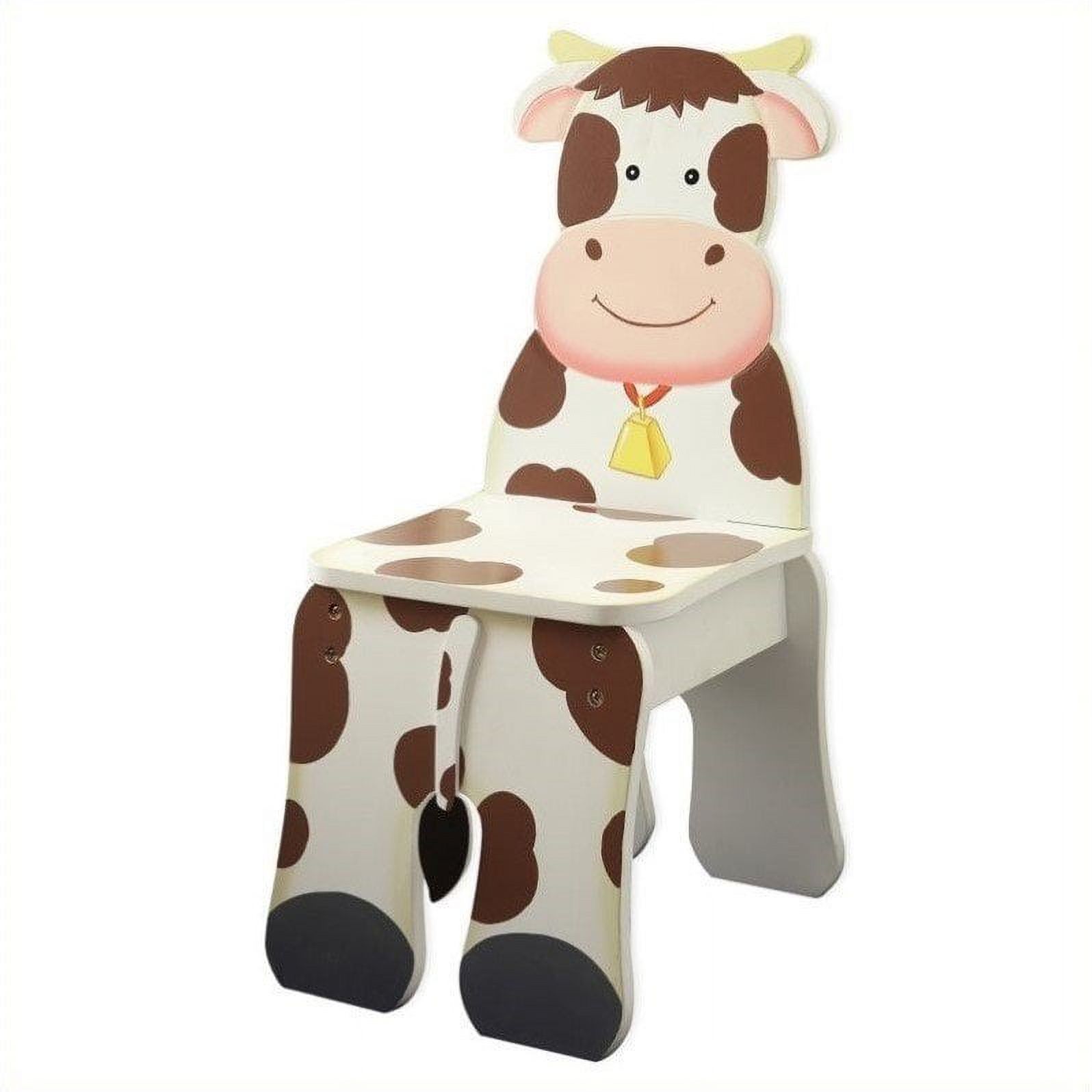 Fantasy Fields Happy Farm Cow Kids Desk Chair
