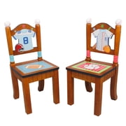 Fantasy Fields Kids Set of 2 Chairs Kids Furniture Little Sports Fan TD-0022A/2