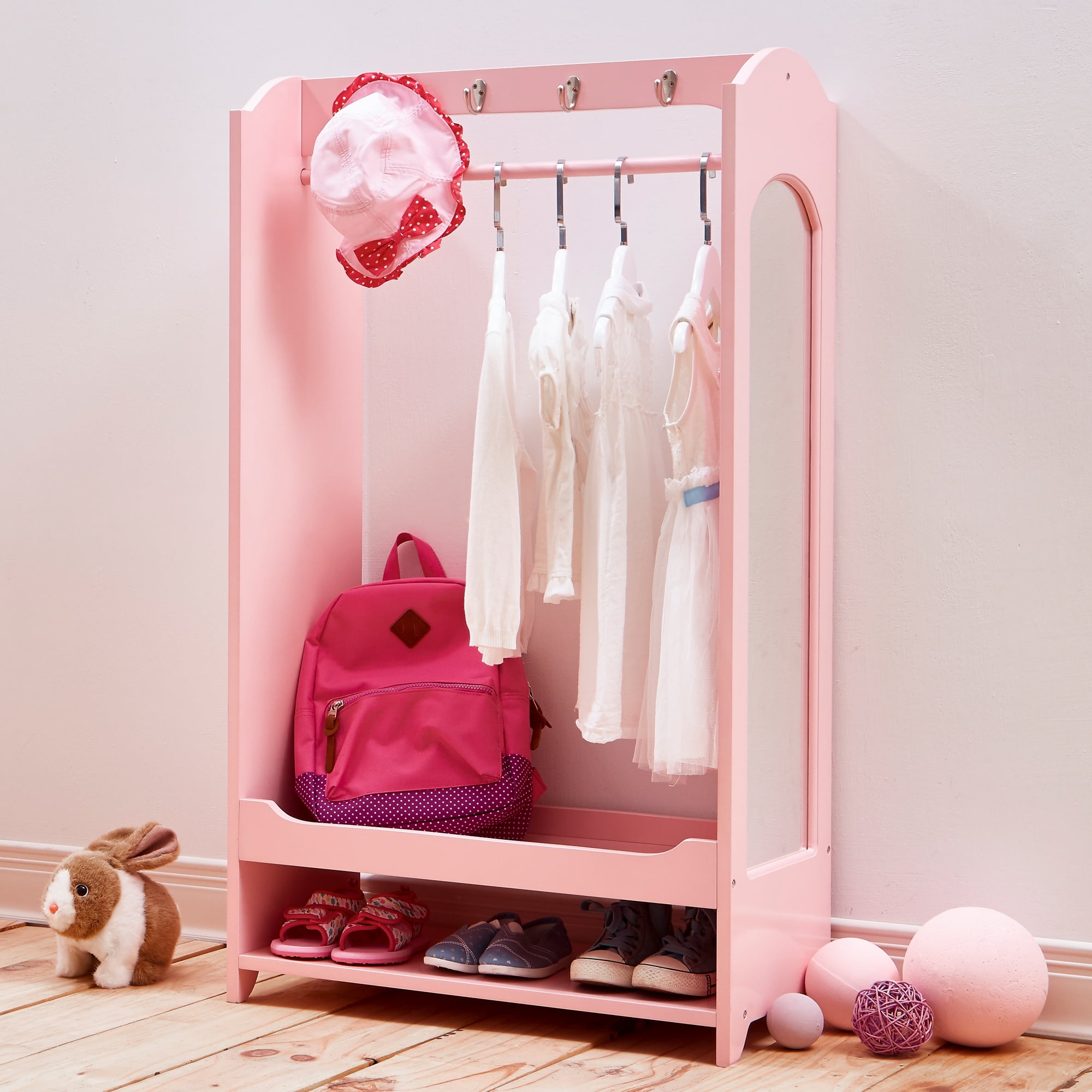 HX5B 5Pieces Wooden Baby Closet Size Divider Organizer Hanger Clothing  Dividers for Newborn Nursery Decor Infant