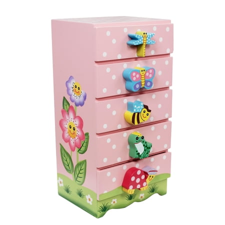 Fantasy Fields Magic Garden Kids Wooden Jewelry Box