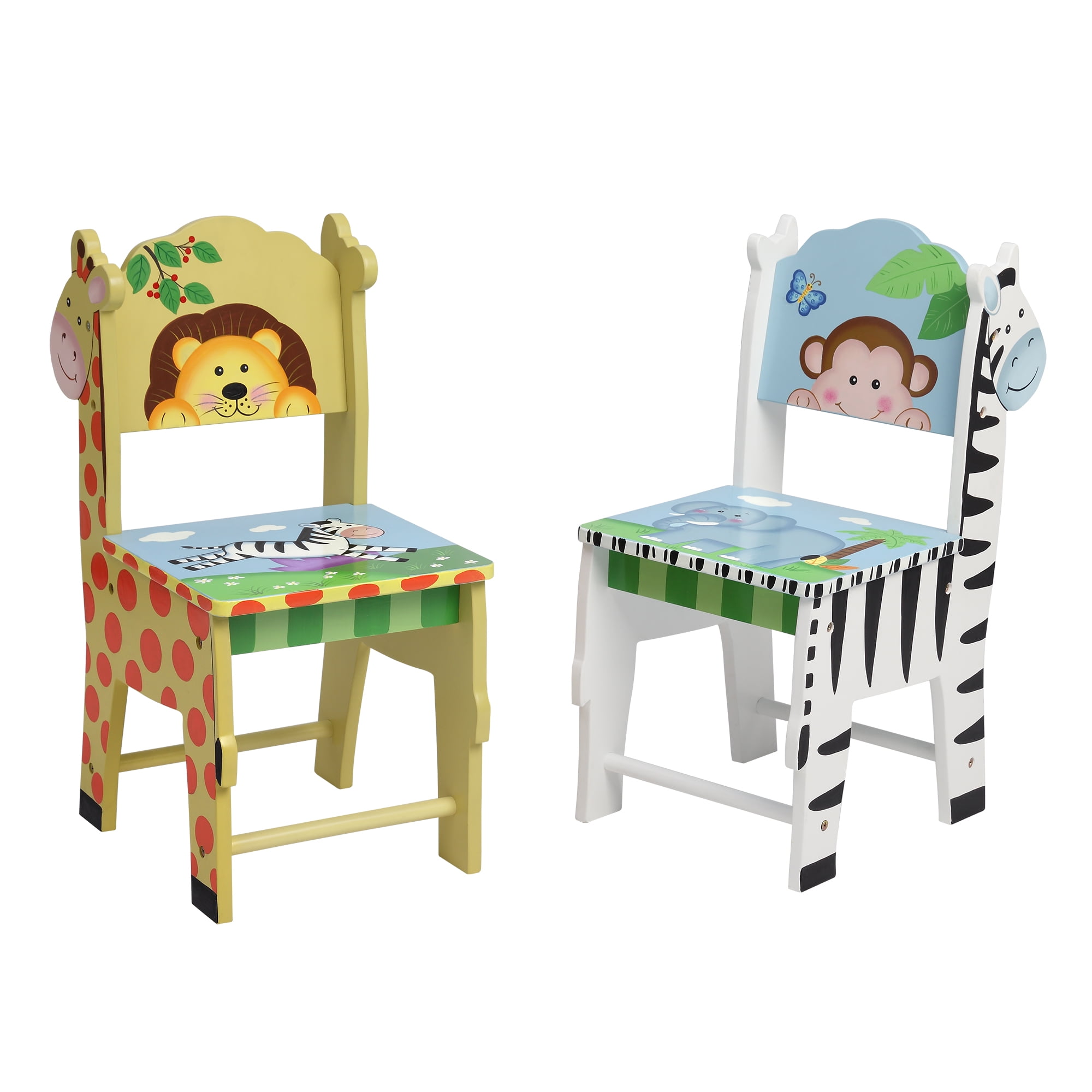 Fantasy Fields Toy Furniture Sunny Safari Kids Wooden Set of 2 Chairs ...