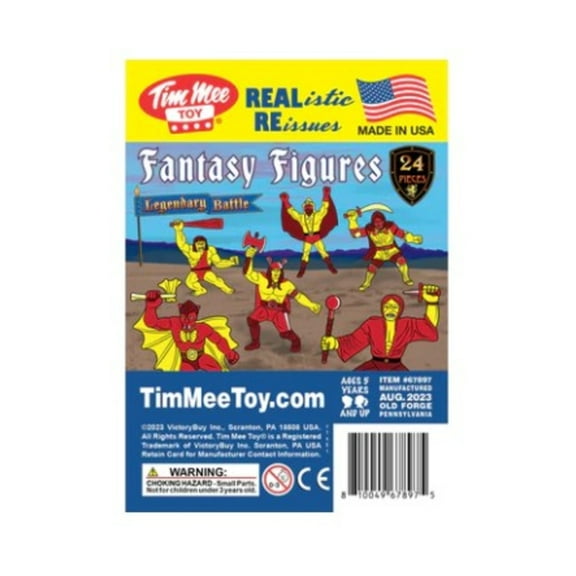 Fantasy Figures - Red & Yellow New