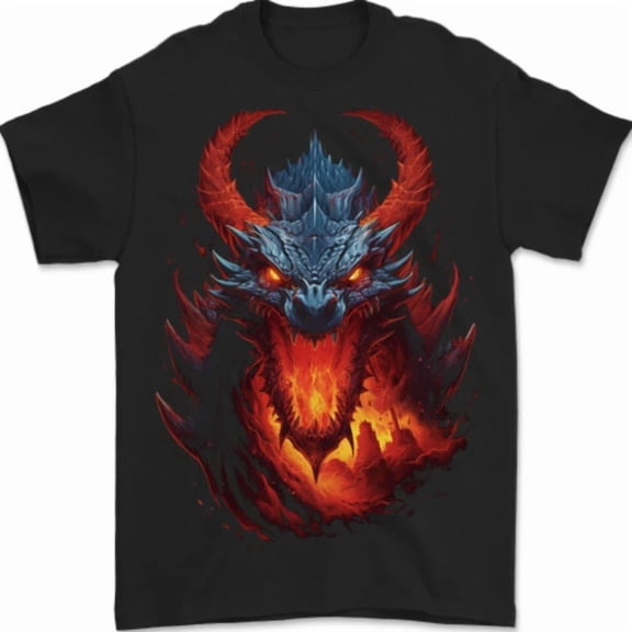 Fantasy Fire Dragon 2 T-Shirt