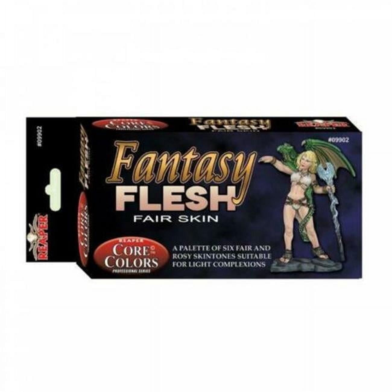 Fantasy Flesh Fair Skin Set Acrylic Master Series Hobby Paint Reaper Miniatures