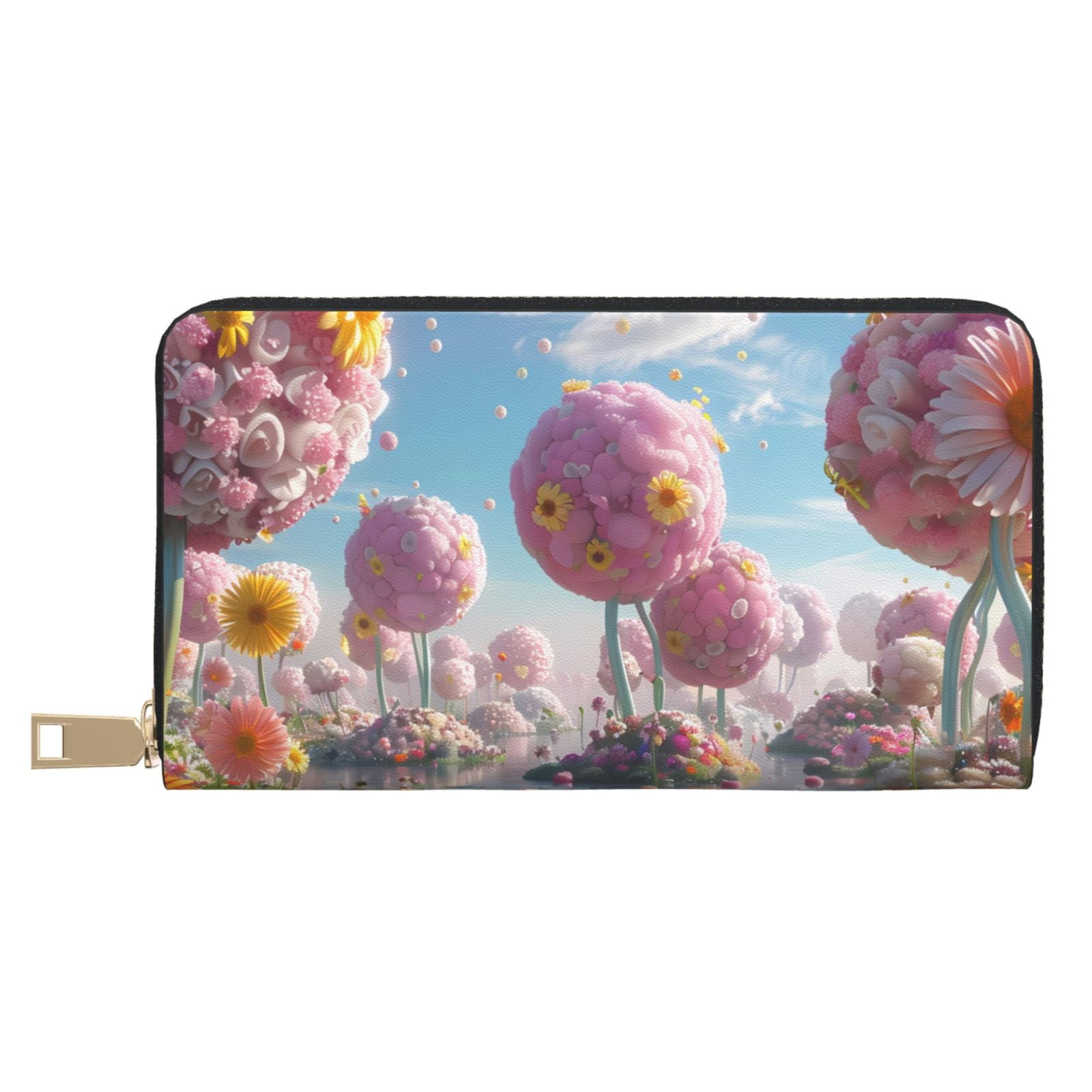Floral Bounty White Foldable Wallet main image 1