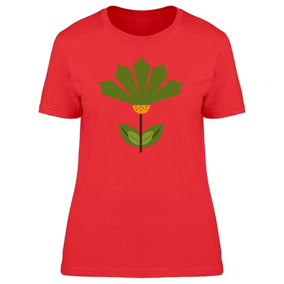 Fantasy Flower Doodle Simple Art Tee Women's -Image by Shutterstock