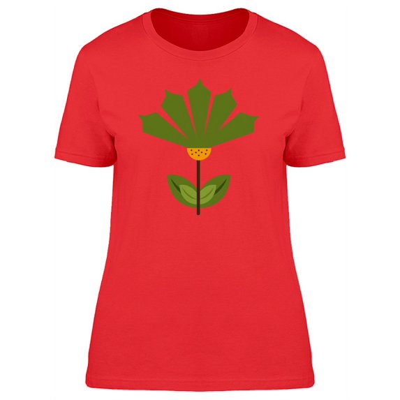 Fantasy Flower Doodle Simple Art Tee Women's -Image by Shutterstock
