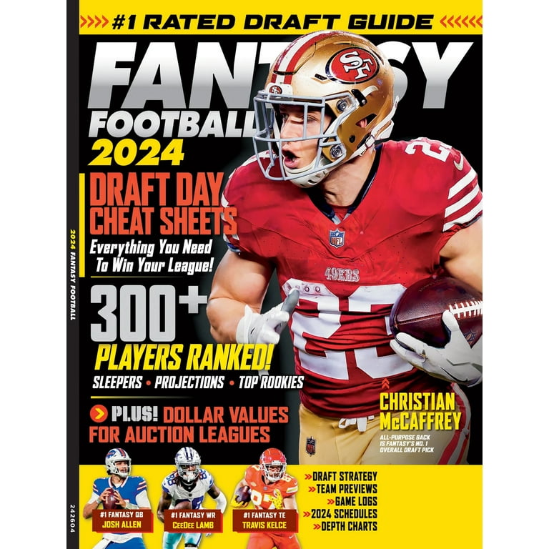 Draft Cheat Sheet Espn Fantasy Football Draft Kit Fantasy Football