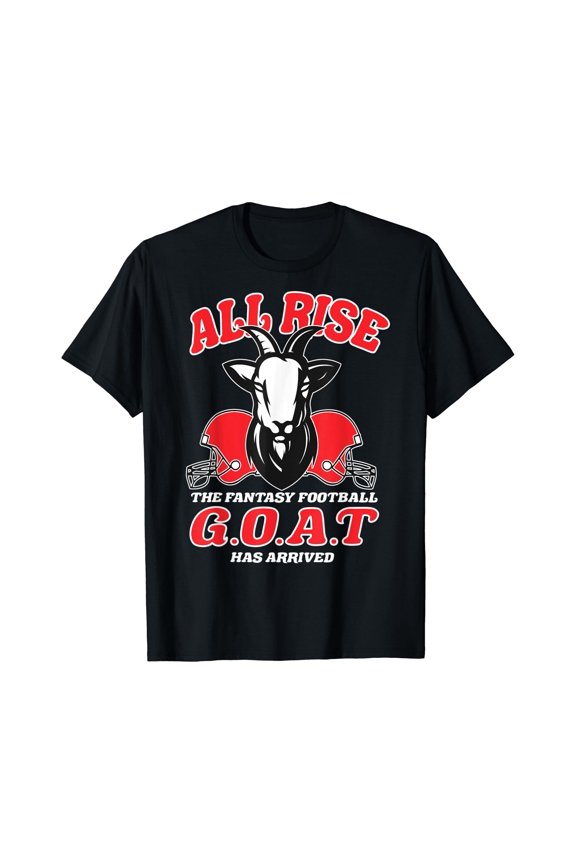 Fantasy Football All Rise funny G.O.A.T. Draft Party Gift T-Shirt, Unisex T-Shirt