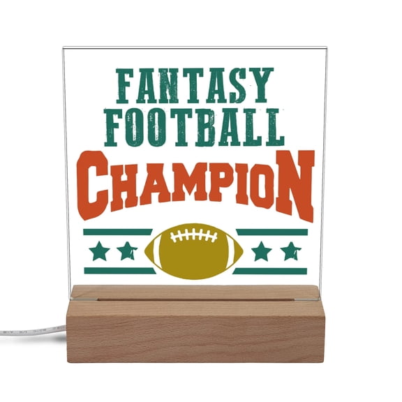Fantasy Football Award Acrylic Plaque