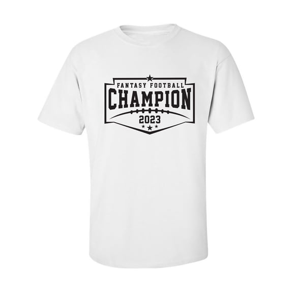 Fantasy Football Champion 2023 Adult Short Sleeve T-shirt