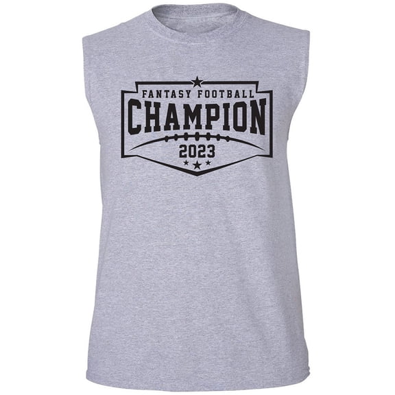 Fantasy Football Champion 2023 Adult Sleeveless Tee