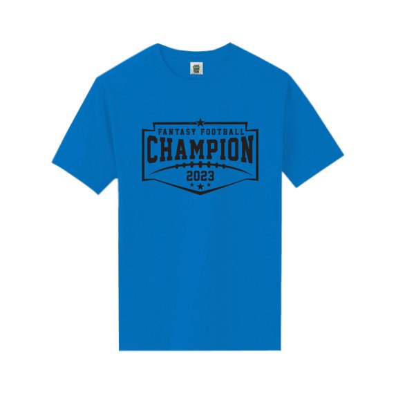 Fantasy Football Champion 2023 Short Sleeve Neon T-Shirt