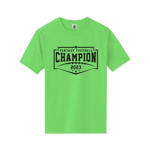 Fantasy Football Champion 2023 Short Sleeve Neon T-Shirt