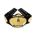 thumbnail image 1 of Fantasy Football Champion Belt Spike Black Gold Championship 1st Place Trophy, 1 of 7