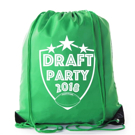 Fantasy Football Draft Bags| Drawstring Backpacks for Fantasy Football Parties, Fantasy football supplies