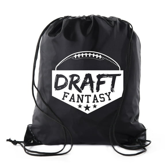 Fantasy Football Draft Bags| Drawstring Backpacks for Fantasy Football Parties, Fantasy football supplies
