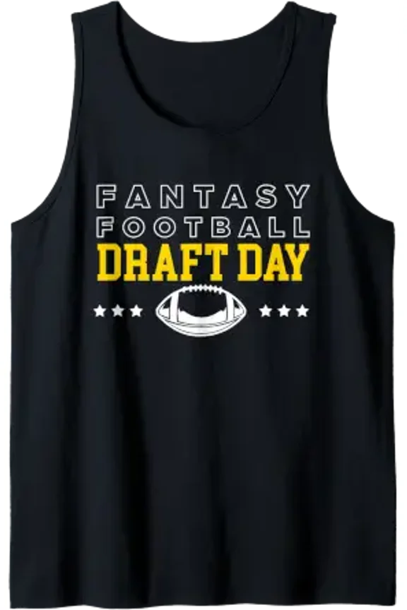 Fantasy Football Draft Day Tank Top Size S-3XL