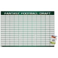 thumbnail image 1 of Fantasy Football Draft Wall Poster with Push Pins, 22.375" x 34", 1 of 5