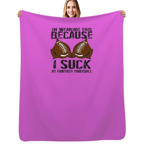 Fantasy Football Last Place Award Punishment Flannel Blankets Soft Warm Throw Blanket Autumn Camping Bedroom Aesthetic Bedspread