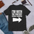 thumbnail image 1 of Fantasy Football League Championship Winner Funny Gift Top Unisex T-Shirt up to size 5XL, 1 of 2