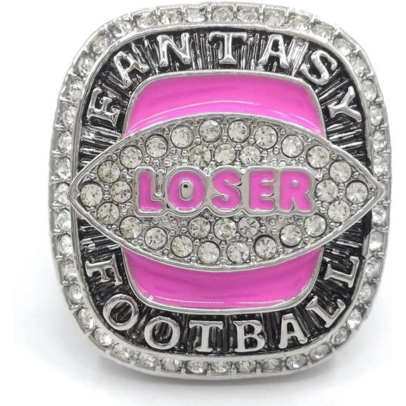 Fantasy Football Loser Championship Trophy Ring Last Place Award for League