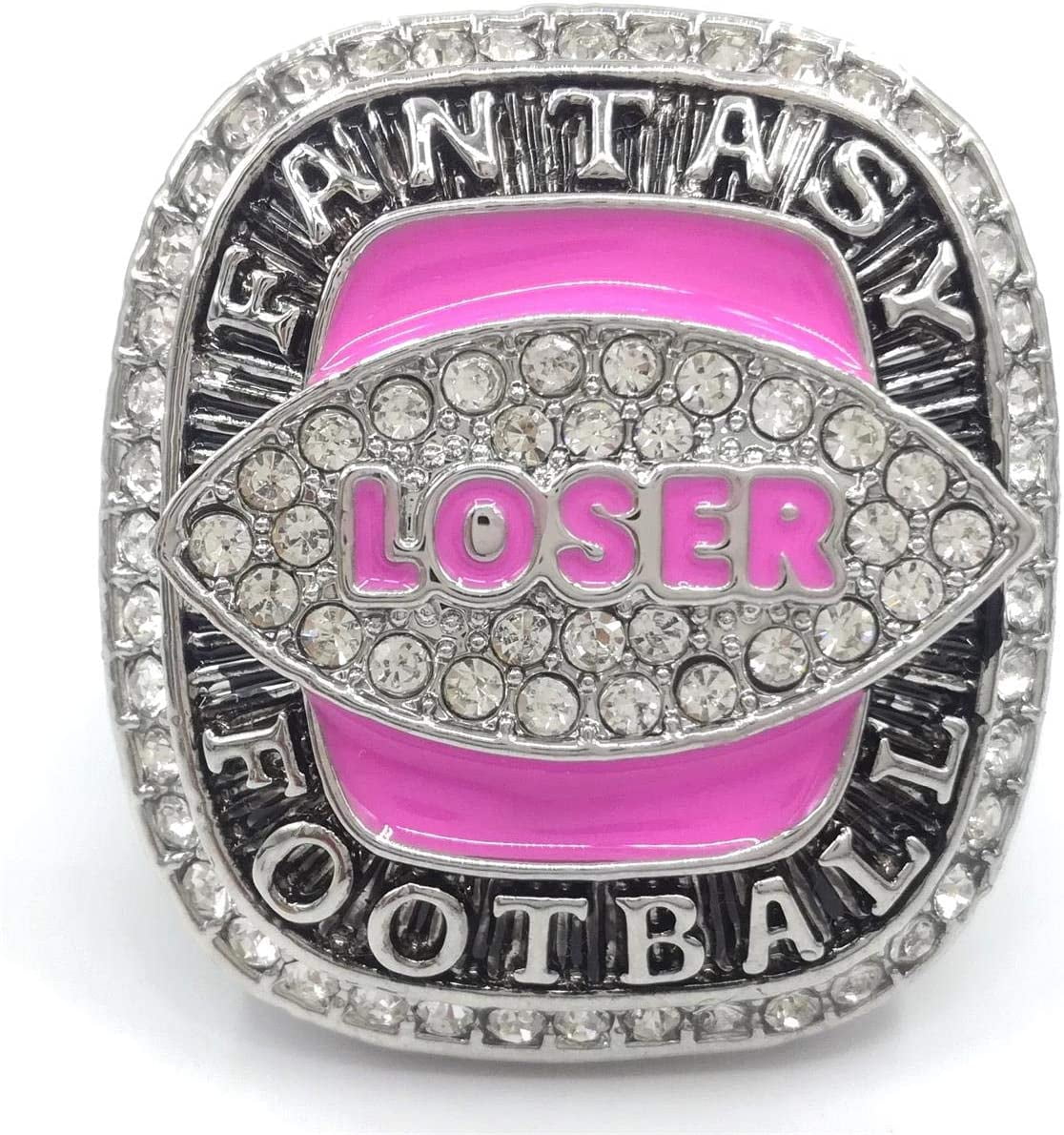 Fantasy Football Loser Championship Trophy Ring Last Place Award for League