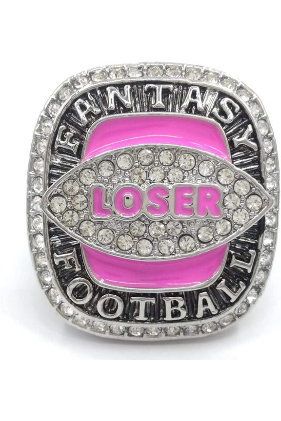 Fantasy Football Loser Championship Trophy Ring Last Place Award for League