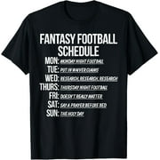 Fantasy Football Schedule Funny T-Shirt