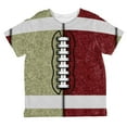 thumbnail image 1 of Fantasy Football Team Beige and Maroon All Over Toddler T Shirt Multi 4T, 1 of 2