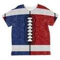 thumbnail image 1 of Fantasy Football Team Blue and Red All Over Toddler T Shirt Multi 6T, 1 of 2