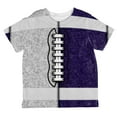 thumbnail image 1 of Fantasy Football Team Grey and Navy All Over Toddler T Shirt Multi 2T, 1 of 2