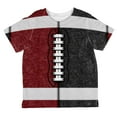 thumbnail image 1 of Fantasy Football Team Maroon and Black All Over Toddler T Shirt Multi 4T, 1 of 2