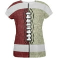 thumbnail image 1 of Fantasy Football Team Maroon and Gold All Over Womens T Shirt Multi SM, 1 of 2