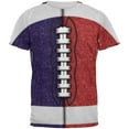 thumbnail image 1 of Fantasy Football Team Navy and Red All Over Mens T Shirt Multi X-LG, 1 of 2