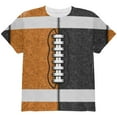 thumbnail image 1 of Fantasy Football Team Orange and Black All Over Youth T Shirt Multi YLG, 1 of 2