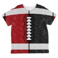 thumbnail image 1 of Fantasy Football Team Red and Black All Over Toddler T Shirt Multi 2T, 1 of 2