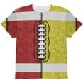 thumbnail image 1 of Fantasy Football Team Red and Yellow All Over Youth T Shirt Multi YLG, 1 of 2