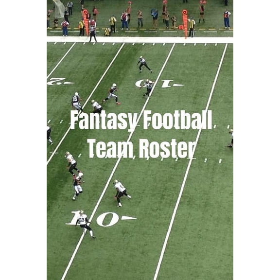 Pre-Owned Fantasy Football Team Roster : Draft Pick Log Book For League Play: Fantasy Football Fan Gift Notebook For Men (Paperback)