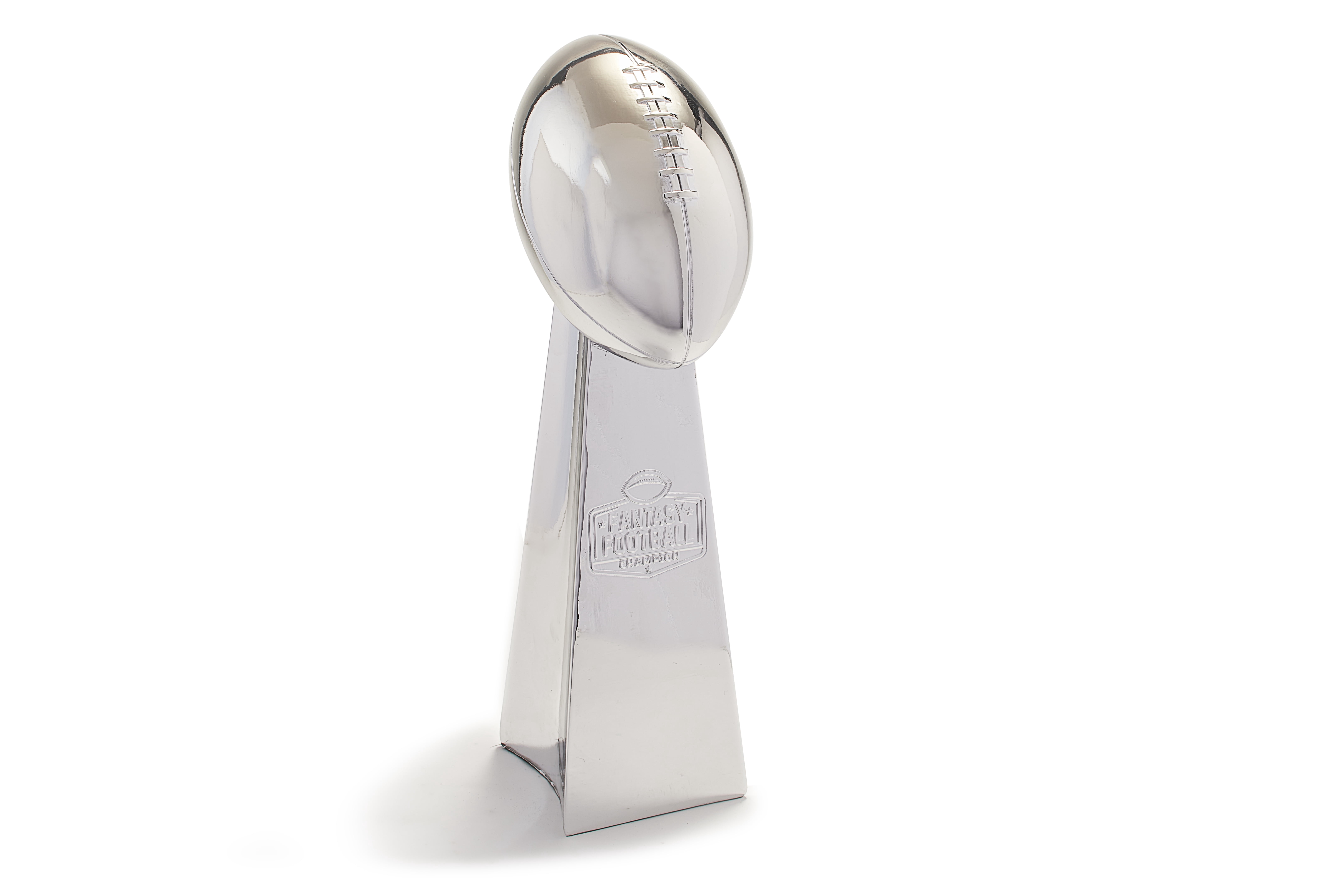 Fantasy Football Trophy Chrome Reflective FFL Trophy | Chrome Replica Championship Trophy | First Place Fantasy Trophy Winner Award for League Or Team | Made For Fantasy Football Champions | 14 In