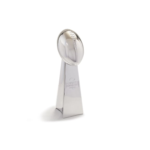 Fantasy Football Trophy Chrome Reflective FFL Trophy | Chrome Replica Championship Trophy | First Place Fantasy Trophy Winner Award for League Or Team | Made For Fantasy Football Champions | 14 In