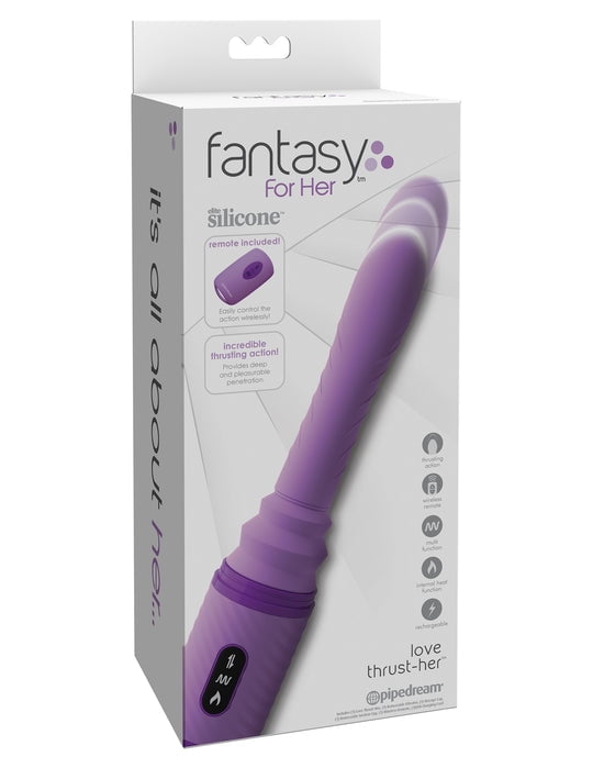 Fantasy For Her Love Thrust Her Personal Massage Wand Purple