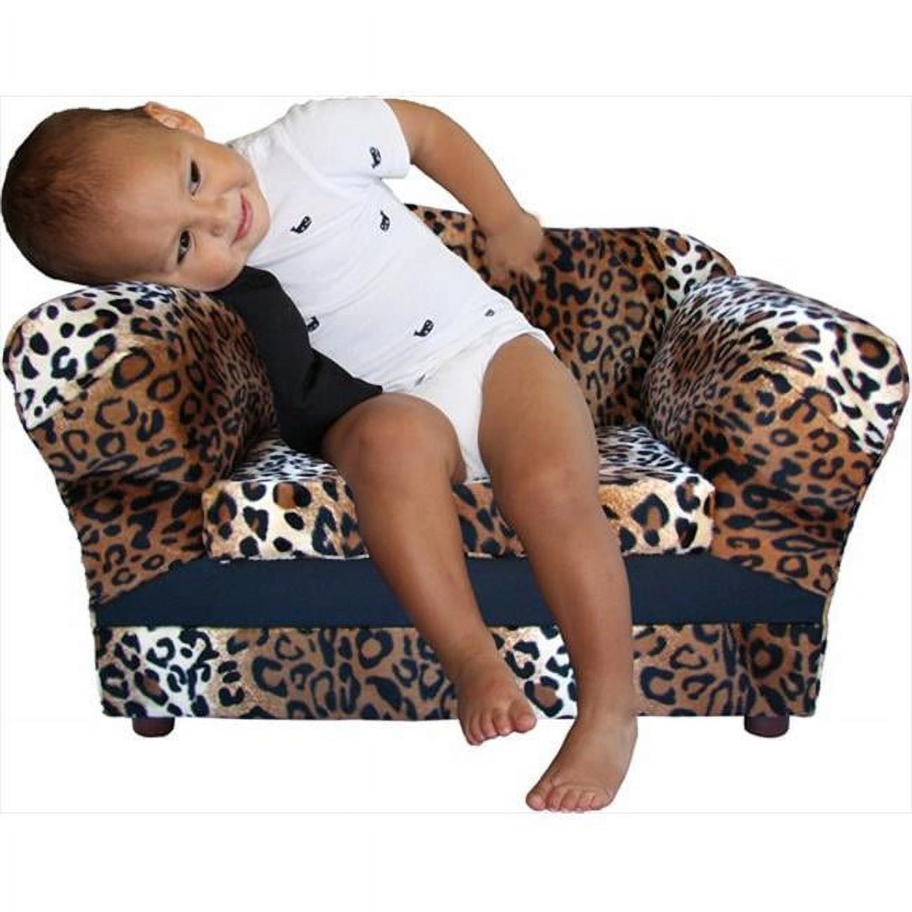 Fantasy Furniture CW11 Fantasy Furniture Wave Chair Leopard - image 1 of 4