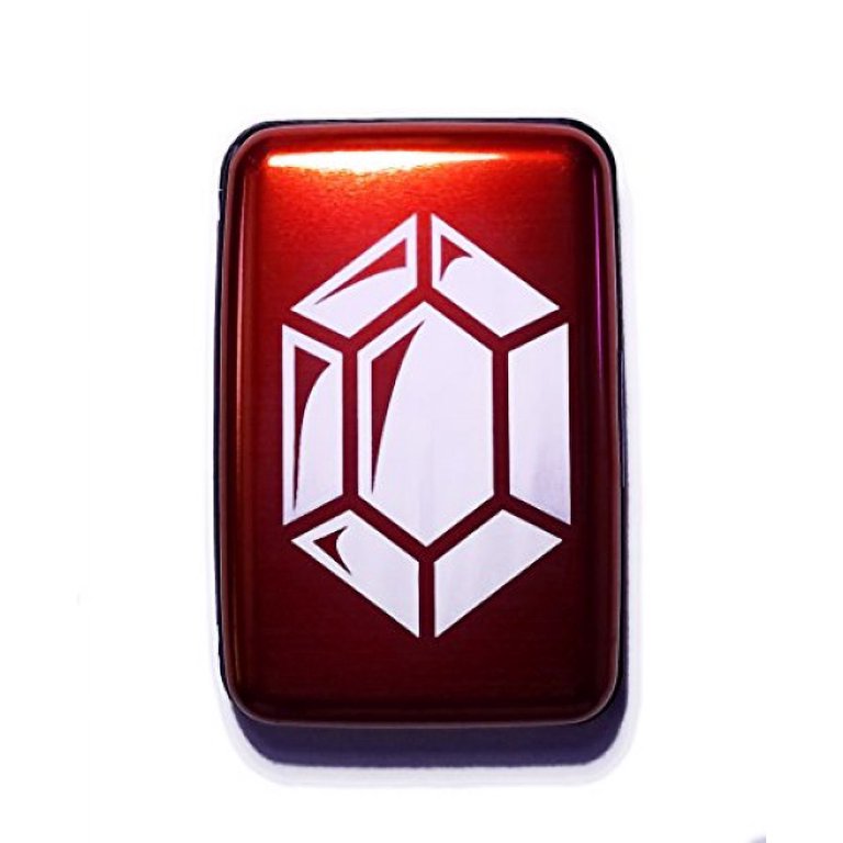 Fantasy Game Gem Currency, Video Game Rupee Coin - Aluminum Hard 