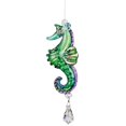 thumbnail image 1 of Woodstock Chimes Fantasy Glass - Seahorse Peacock, 1 of 4