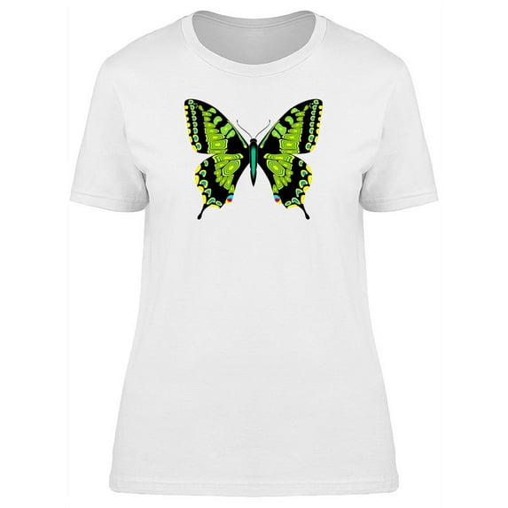 Fantasy Green Butterfly T-Shirt Women -Image by Shutterstock, Female Large