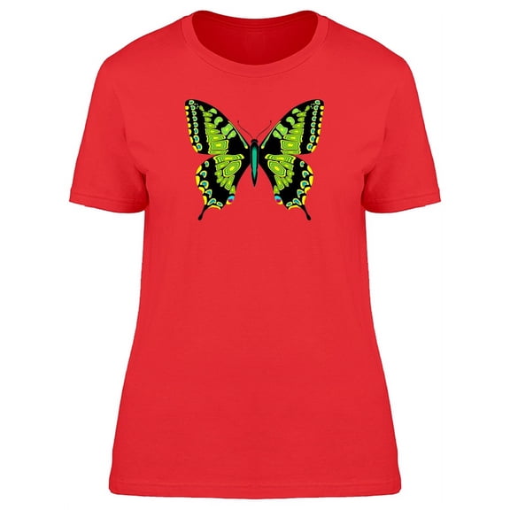 Fantasy Green Butterfly T-Shirt Women -Image by Shutterstock, Female XX-Large