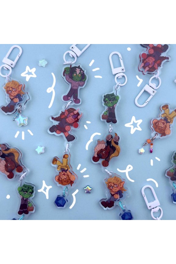 Fantasy High Connection Keychains (1 keychain)