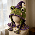 thumbnail image 1 of Fantasy Hooded Hat DIY Crochet Kit for Beginners, All-In-One Craft Set, Step-by-Step Tutorial, Soft Yarn & Hook, Cozy Gift for Adults, 1 of 7