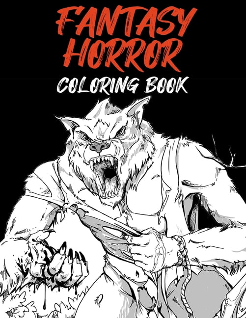 Gothic Horror- A Coloring Book: Haunted Fantasy and Women of the Magical  Wo 9781975817152